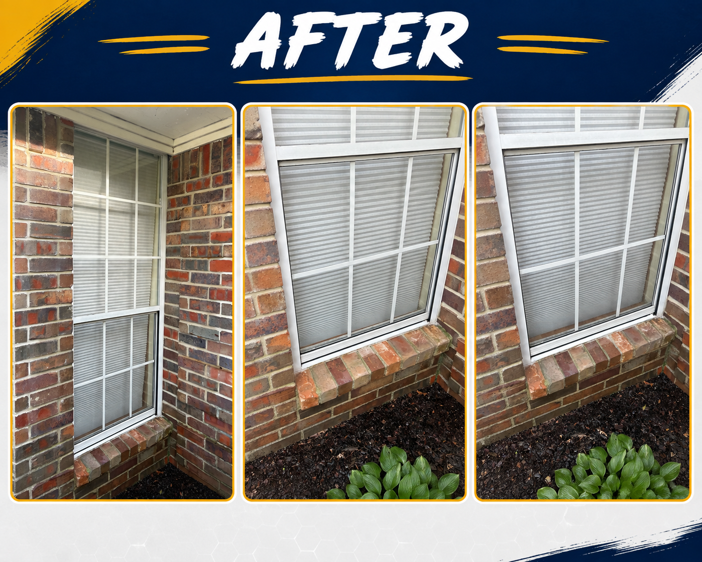 After exterior window cleaning by Jackson's Premium Exteriors
